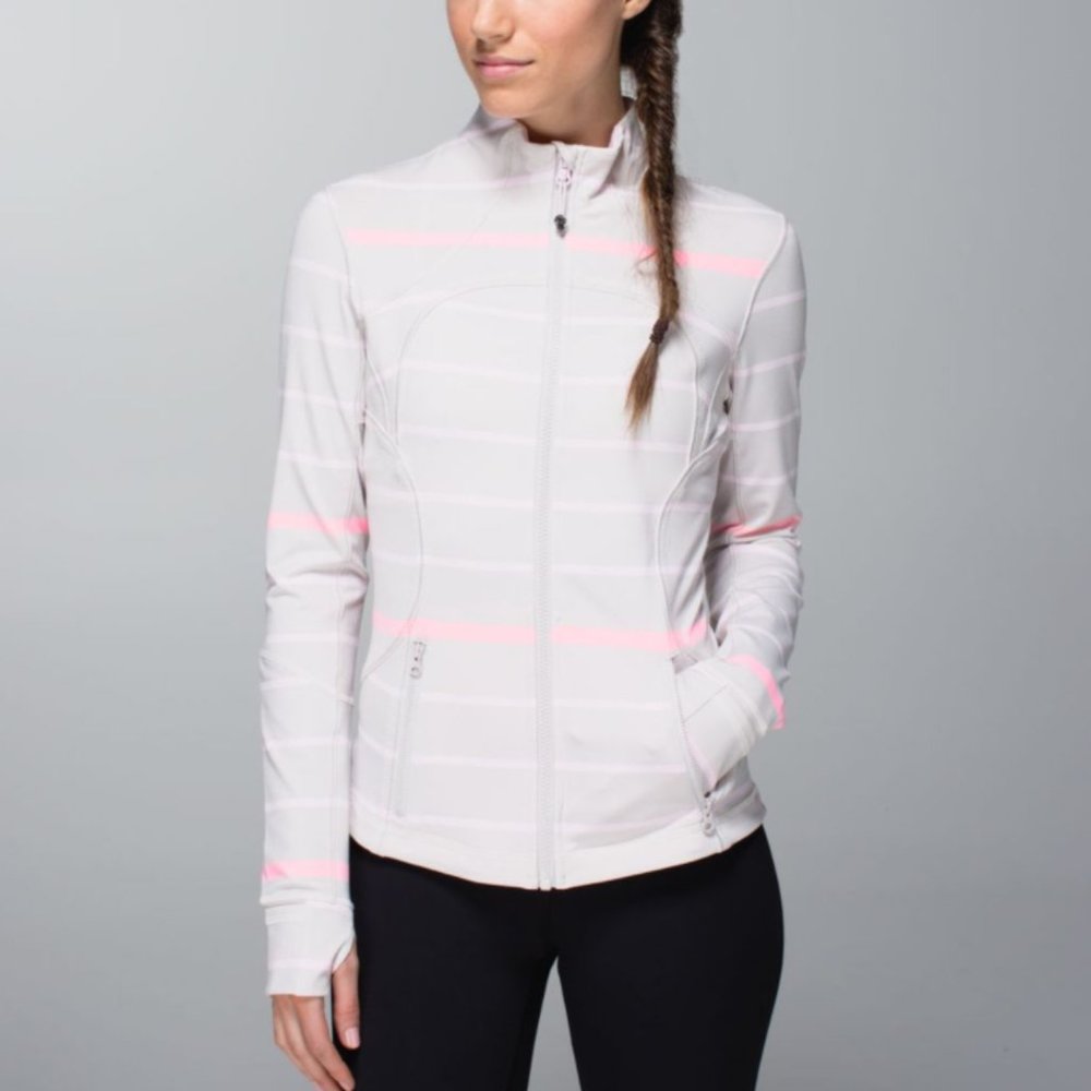 EUC Forme Jacket *Cuffins Sz 8/M Barely Pink Luon
